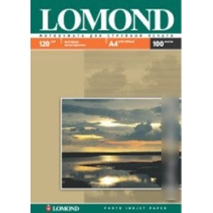 Фотобумага Lomond Матовая A4 120 г/кв.м. 100 листов (0102003)