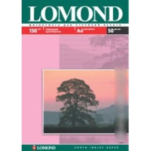 Фотобумага Lomond Глянцевая A4 150 г/кв.м. 50 листов (0102018)