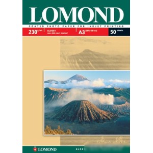 Фотобумага Lomond Глянцевая А3 230 г/кв.м. 50 листов (0102025)