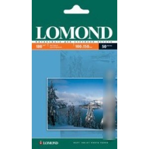 Фотобумага Lomond Матовая 10x15 180 г/кв.м. 50 листов (0102063)