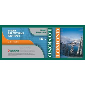 Фотобумага Lomond XL Matt Paper 610 мм х 30 м (1202091)