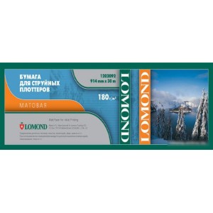 Фотобумага Lomond XL Matt Paper 914 мм х 30 м (1202092)