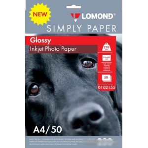 Фотобумага Lomond односторонняя эконом глянцевая A4 230 г/м2 50л