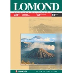 Фотобумага Lomond Глянцевая A4 230 г/кв.м. 50 листов (0102022)