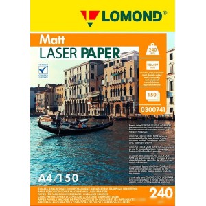 Фотобумага Lomond матовая A4 240 г/м2 150 л 0300741