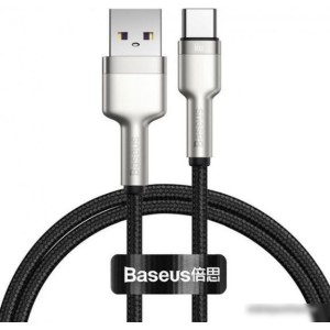 Кабель Baseus Cafule Series Metal Data Cable USB Type-A - Type-C 66W CAKF000001 (0.25 м, черный) Кабель Baseus Cafule Series Metal Data Cable USB Type-A - Type-C 66W CAKF000001 (0.25 м, черный)
