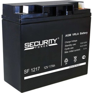 Аккумулятор для ИБП Security Force SF 1217 (12В/17 А·ч) Аккумулятор для ИБП Security Force SF 1217 (12В/17 А·ч)