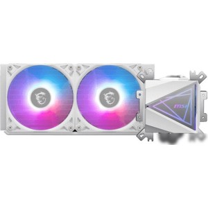 Жидкостное охлаждение для процессора MSI MAG CoreLiquid I240 (белый) Жидкостное охлаждение для процессора MSI MAG CoreLiquid I240 (белый)
