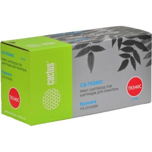 Картридж CACTUS CS-TK540C (аналог Kyocera TK-540 Cyan) Картридж CACTUS CS-TK540C (аналог Kyocera TK-540 Cyan)