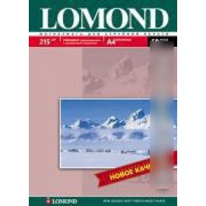 Фотобумага Lomond Глянцевая односторонняя A4 170 г/кв.м. 50 листов (0102142)