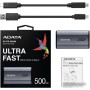 Внешний накопитель ADATA Elite SE880 500GB AELI-SE880-500GCGY