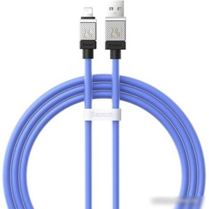 Кабель Baseus CoolPlay Series Fast Charging Data Cable 2.4A USB Type-A - Lightning (1 м, синий) Кабель Baseus CoolPlay Series Fast Charging Data Cable 2.4A USB Type-A - Lightning (1 м, синий)
