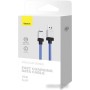 Кабель Baseus CoolPlay Series Fast Charging Data Cable 2.4A USB Type-A - Lightning (1 м, синий) Кабель Baseus CoolPlay Series Fast Charging Data Cable 2.4A USB Type-A - Lightning (1 м, синий)