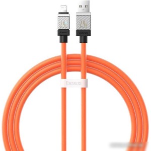 Кабель Baseus CoolPlay Series Fast Charging Data Cable 2.4A USB Type-A - Lightning (1 м, оранжевый) Кабель Baseus CoolPlay Series Fast Charging Data Cable 2.4A USB Type-A - Lightning (1 м, оранжевый)