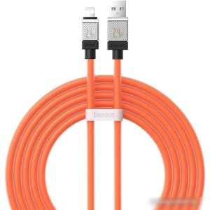 Кабель Baseus CoolPlay Series Fast Charging Data Cable 2.4A USB Type-A - Lightning (2 м, оранжевый) Кабель Baseus CoolPlay Series Fast Charging Data Cable 2.4A USB Type-A - Lightning (2 м, оранжевый)