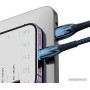 Кабель Baseus Glimmer Series Fast Charging Data Cable USB Type-A - Lightning 2.4A CADH000303 (2 м, синий) Кабель Baseus Glimmer Series Fast Charging Data Cable USB Type-A - Lightning 2.4A CADH000303 (2 м, синий)