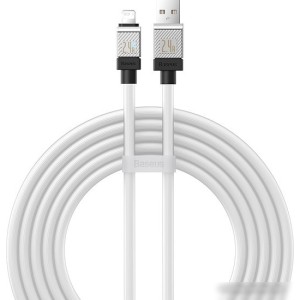 Кабель Baseus CoolPlay Series Fast Charging Cable 2.4A USB Type-A - Lightning (2 м, белый) Кабель Baseus CoolPlay Series Fast Charging Cable 2.4A USB Type-A - Lightning (2 м, белый)
