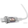 Кабель Baseus Explorer Series Fast Charging Cable with Smart Temperature Control 20W USB Type-C - Lightning (1 м, белый)