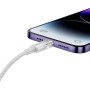 Кабель Baseus Explorer Series Fast Charging Cable with Smart Temperature Control 20W USB Type-C - Lightning (1 м, белый)