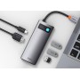 USB-хаб Baseus Metal Gleam Series Multifunctional HUB Type-C Hub Docking Station CAHUB-CX0G