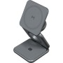 Беспроводное зарядное Magssory Fold Pro 3 в 1 WCH063 (темно-серый)