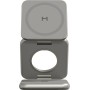 Беспроводное зарядное Magssory Fold Pro 3 в 1 WCH063 (титановый)