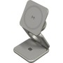 Беспроводное зарядное Magssory Fold Pro 3 в 1 WCH063 (титановый)