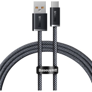 Кабель Baseus Dynamic Series Fast Charging Data Cable 100W USB Type-A - USB Type-C (1 м, серый) Кабель Baseus Dynamic Series Fast Charging Data Cable 100W USB Type-A - USB Type-C (1 м, серый)