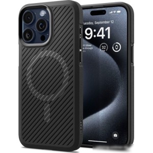 Чехол для телефона Spigen Core Armor (MagFit) для iPhone 15 Pro ACS06467 (черный)