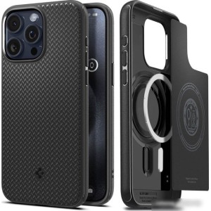 Чехол для телефона Spigen Mag Armor (MagFit) для iPhone 15 Pro ACS06736 (черный)