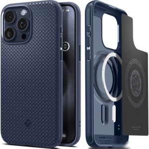 Чехол для телефона Spigen Mag Armor (MagFit) для iPhone 15 Pro Max ACS06598 (темно-синий)