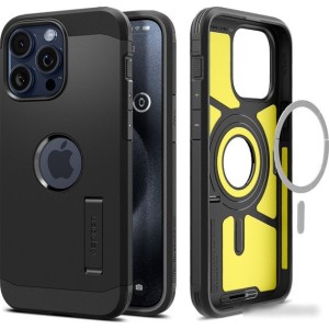 Чехол для телефона Spigen Tough Armor (MagFit) для iPhone 15 Pro ACS06733 (черный)