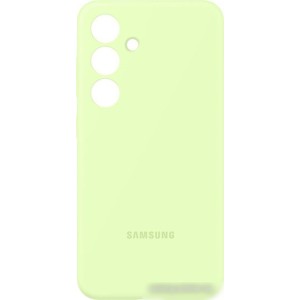 Чехол для телефона Samsung Silicone Case S24+ (лайм)