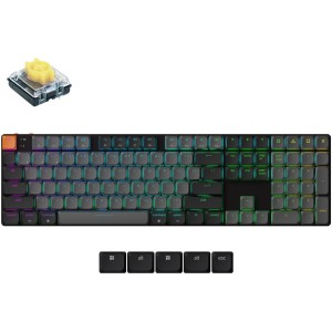 Клавиатура Keychron K5 Version 2 K5X-H4 (Gateron Low Profile Banana 2.0)