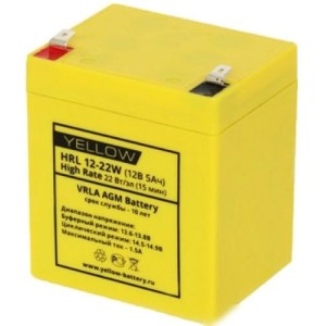 Аккумулятор для ИБП Yellow HRL 12-22W
