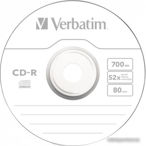 CD-R диск Verbatim DL Extra Protection 700Mb 52x 43787_1 (в конверте, 1 шт.)