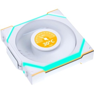 Вентилятор для корпуса Lian Li Uni Fan SL 120 Wireless LCD Reverse G99.12RSLLCD1W1W.R0 Вентилятор для корпуса Lian Li Uni Fan SL 120 Wireless LCD Reverse G99.12RSLLCD1W1W.R0