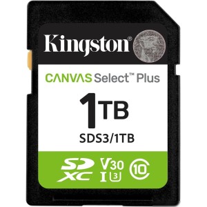 Карта памяти Kingston Canvas Select Plus SDXC 1TB SDS3/1TB Карта памяти Kingston Canvas Select Plus SDXC 1TB SDS3/1TB
