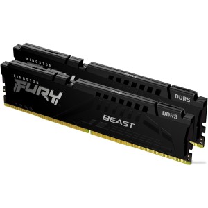 Оперативная память Kingston FURY Beast 2x16ГБ DDR5 6400 МГц KF564C32BBEK2-32 Оперативная память Kingston FURY Beast 2x16ГБ DDR5 6400 МГц KF564C32BBEK2-32