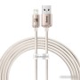 Кабель Baseus Crystal Shine USB Type-A - Lightning (2 м, розовый) Кабель Baseus Crystal Shine USB Type-A - Lightning (2 м, розовый)