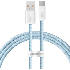 Кабель Baseus Dynamic Series USB Type-A - USB Type-C (1 м, голубой) Кабель Baseus Dynamic Series USB Type-A - USB Type-C (1 м, голубой)