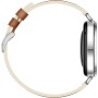 Умные часы Huawei Watch GT 6 41 мм (серебристый, с коричневым кожаным ремешком, международная версия)