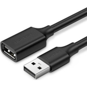 Удлинитель Ugreen US103 USB Type-A - USB Type-A (3 м, черный) Удлинитель Ugreen US103 USB Type-A - USB Type-A (3 м, черный)
