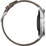Умные часы Huawei Watch GT 6 46 мм (серебристый, с коричневым кожаным ремешком, международная версия)