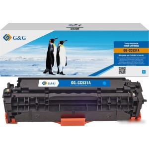 Картридж G&G GG-CC531A (аналог HP CC531A) Картридж G&G GG-CC531A (аналог HP CC531A)