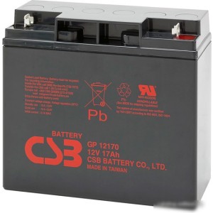 Аккумулятор для ИБП CSB GP12170 (12В/17 А·ч) Аккумулятор для ИБП CSB GP12170 (12В/17 А·ч)