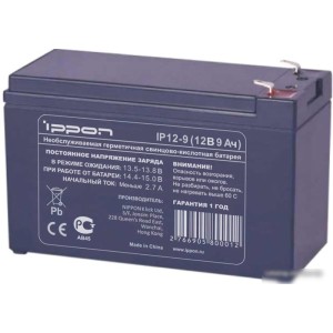 Аккумулятор для ИБП IPPON IP12-9 (12В/8.5 А·ч) Аккумулятор для ИБП IPPON IP12-9 (12В/8.5 А·ч)