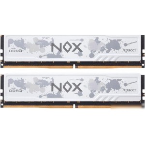 Оперативная память Apacer NOX 2x32ГБ DDR5 6000 МГц AH5U64G60C622MWAA-2 Оперативная память Apacer NOX 2x32ГБ DDR5 6000 МГц AH5U64G60C622MWAA-2