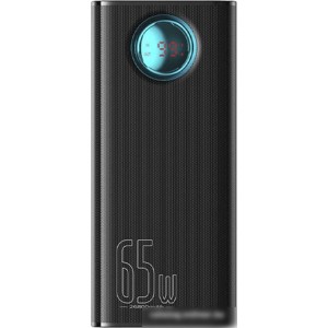 Внешний аккумулятор Baseus Amblight Digital Display Fast Charge Power Bank 65W 26800mAh (черный)