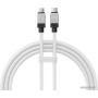 Кабель Baseus CoolPlay Series USB Type-C - USB Type-C (1 м, белый) Кабель Baseus CoolPlay Series USB Type-C - USB Type-C (1 м, белый)